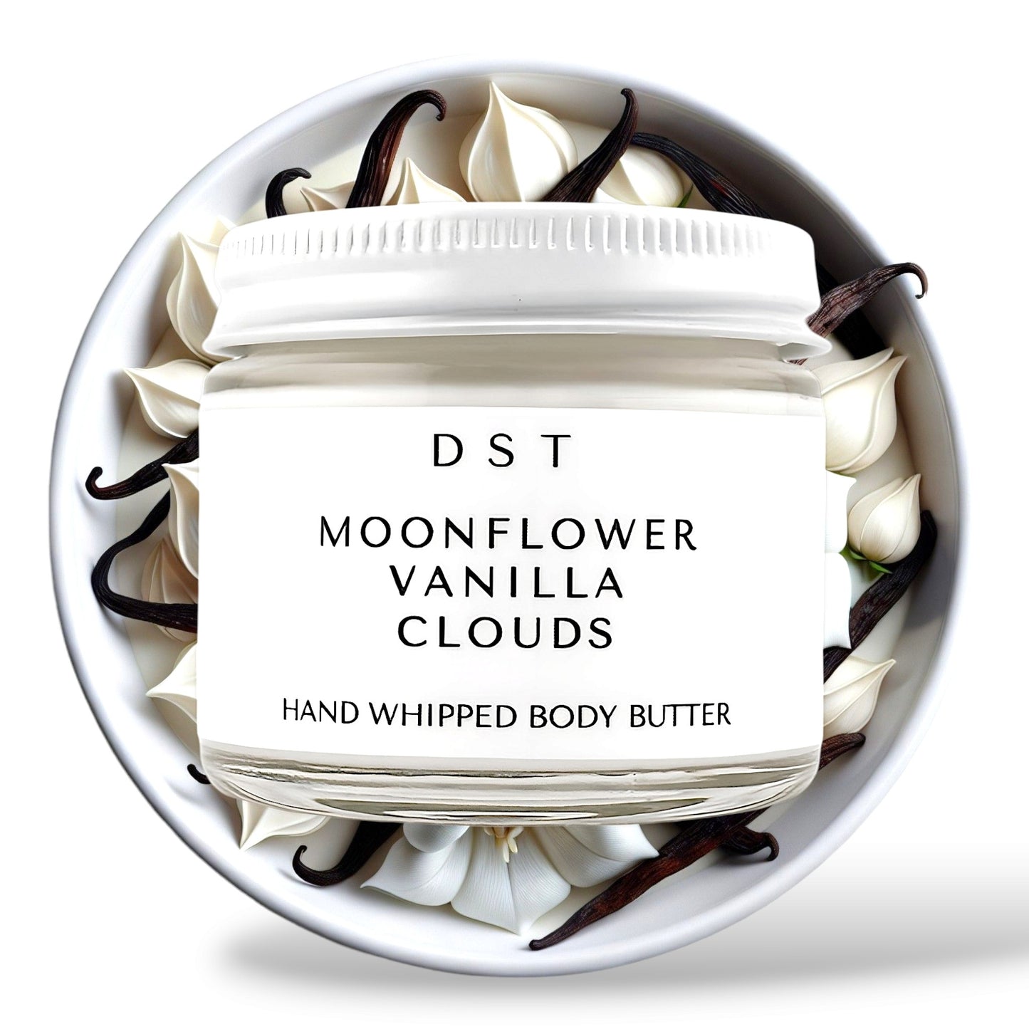 Moon Flower & Vanilla Clouds Hand Whipped Body Butter