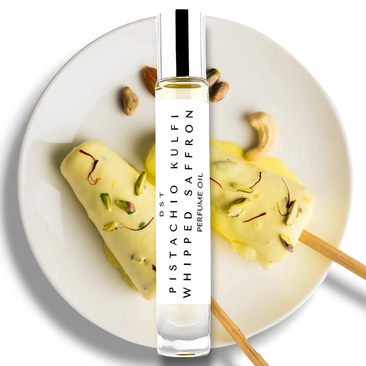 Pistachio Kulfi & Whipped Saffron Perfume Oil Roll-On