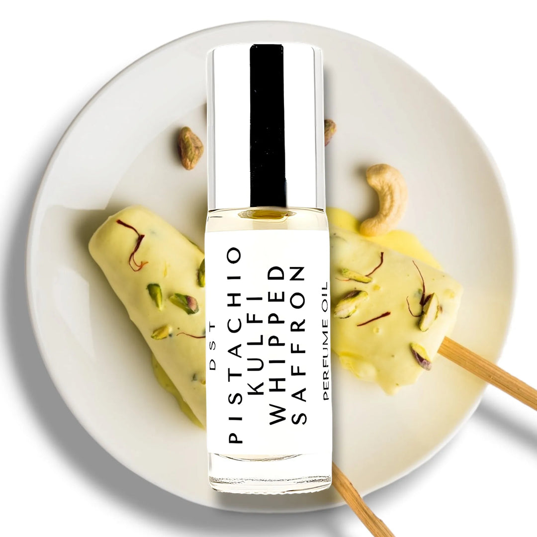 Pistachio Kulfi & Whipped Saffron Perfume Oil Roll-On